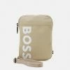 BOSS CATCH PHONE POUCH UNISEX - Across Body Bag - Light Beige -BOSS Sales Store 0060431df4ec42448d2bf26c105927e6