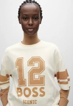 BOSS Ebase - Print T-shirt - Open White -BOSS Sales Store 00857dd455bf48b3aba7b985943e6e38