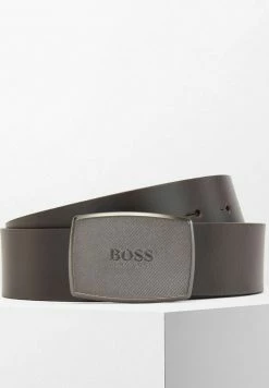 BOSS TITANIUM_RUNN - Belt - Dark Brown -BOSS Sales Store 012bfe728ed0487097ebb5d56f41f675