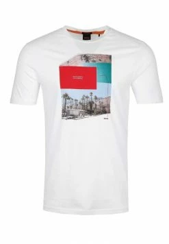 BOSS COLLAGE - Print T-shirt - White