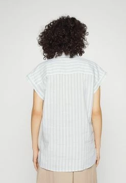 BOSS BRUGA - Button-down Blouse - Light Blue/white -BOSS Sales Store 01b4af8d6a92499d80884b255d2268a3