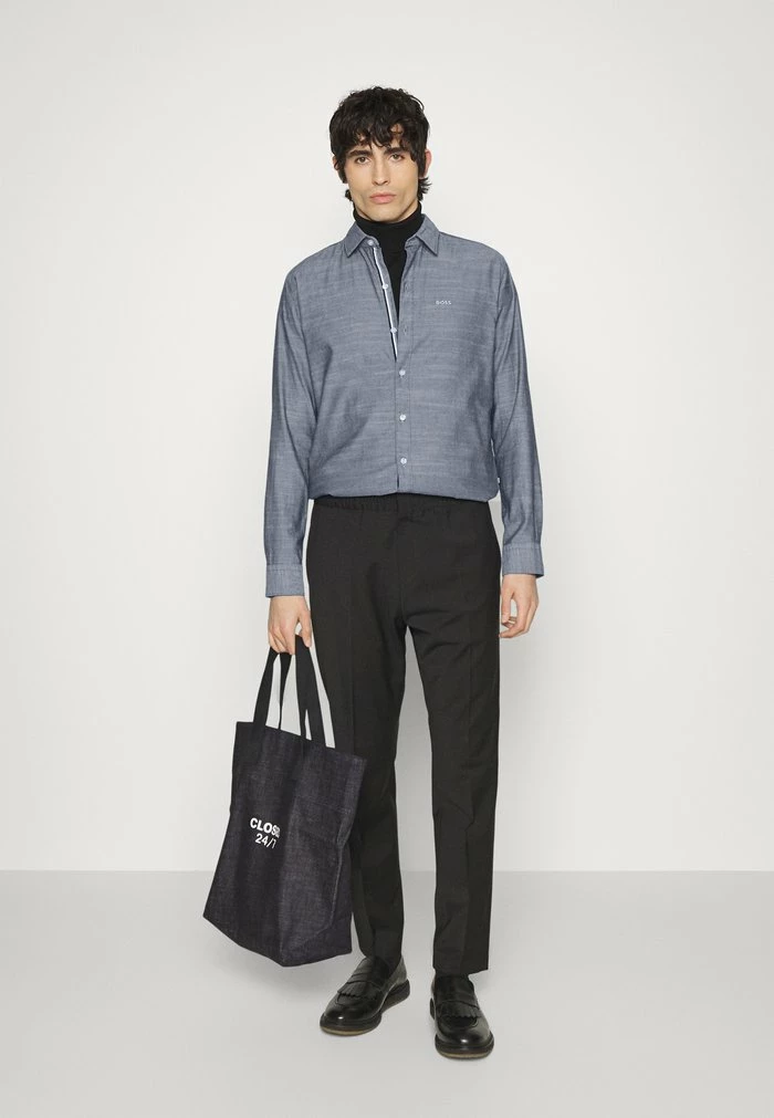 BOSS ROBBIE - Shirt - Dark Blue 4 BOSS ROBBIE - Shirt - Dark Blue - Image 2