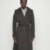 BOSS Trenchcoat - Charcoal -BOSS Sales Store 03492c0e5de34efda2deb1208a644b37