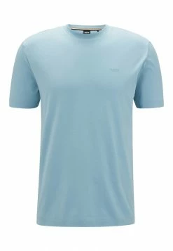 BOSS THOMPSON - Basic T-shirt - Light Blue One -BOSS Sales Store 0371b0a6c27540ee9a51c28208ae7e13