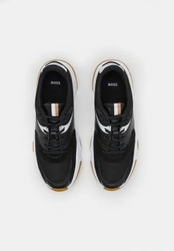 BOSS ASHER RUNN - Trainers - Black -BOSS Sales Store 05348b24c8c6437eb543fdc78dd25d14