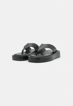 BOSS SCARLET THONG - T-bar Sandals - Black -BOSS Sales Store 055b7dd16d21489c99e31118b013c74f