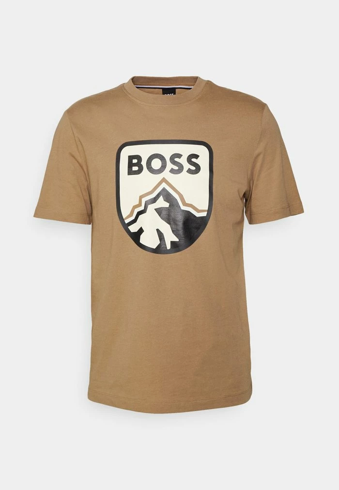 BOSS TIBURT - Print T-shirt - Medium Beige 6 BOSS TIBURT - Print T-shirt - Medium Beige - Image 4