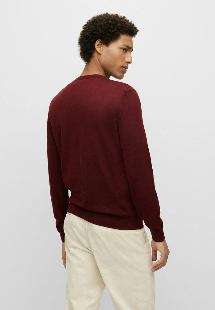 BOSS BOTTO L - Jumper - Dark Red Four 5 BOSS BOTTO L - Jumper - Dark Red Four - Image 3