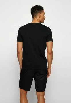BOSS TEE CURVED - Basic T-shirt - Black -BOSS Sales Store 06b5ccfb1653448580553b64dfd4a46f