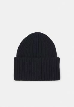 BOSS LORSO UNISEX - Beanie - Dark Blue -BOSS Sales Store 06ea9be44ffc48a1ab1f54107600a65c