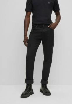 BOSS Straight Leg Jeans - Black