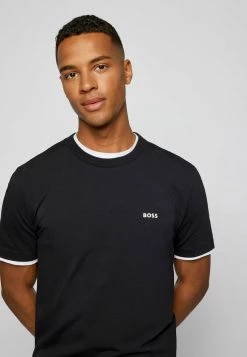 BOSS TEE - Basic T-shirt - Black -BOSS Sales Store 07f1972ec4464008bb2348445e89dce3