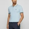 BOSS PAULE - Polo Shirt - Light Blue -BOSS Sales Store 097c177b12184cde986cd5aba9a59dab