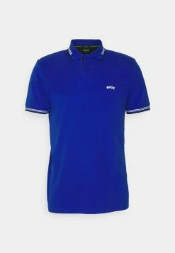 BOSS PAUL CURVED - Polo Shirt - Medium Blue -BOSS Sales Store 09a801e7d61b4c8483f186b014155d24