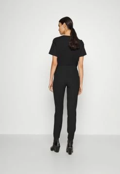 BOSS TILUNA SIDEZIP - Trousers - Black -BOSS Sales Store 0a03035bc7b446478b114905c333a642