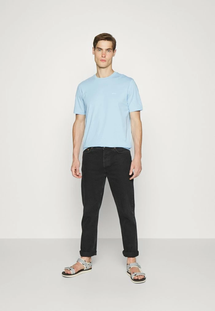 BOSS THOMPSON - Basic T-shirt - Light Blue Three 4 BOSS THOMPSON - Basic T-shirt - Light Blue Three - Image 2