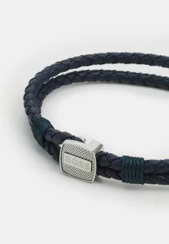 BOSS SEAL - Bracelet - Blue/silver-coloured -BOSS Sales Store 0a36a3d2df2b4df1ac908f6e46f1fb60