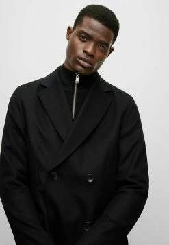 BOSS H-HYDE-DB-FLAPS - Classic Coat - Black One -BOSS Sales Store 0a5cb2dafc1f41dd9cf936e7b7179736