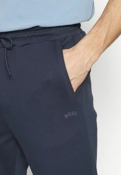 BOSS HADIKO CURVED - Tracksuit Bottoms - Navy -BOSS Sales Store 0a82a6359cf44a83bb1cc1cf10b7dfb7