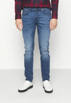 BOSS Slim Fit Jeans - Medium Blue -BOSS Sales Store 0aa57ed9cca7456aa9b319ca5b6fb3e0