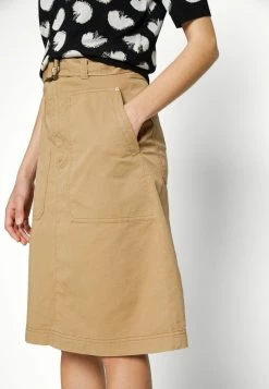 BOSS VEREA - A-line Skirt - Medium Beige -BOSS Sales Store 0aedbbc3da164961a13d3012f3e280a1