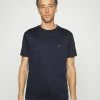 BOSS TIBURT - Basic T-shirt - Dark Blue