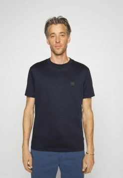 BOSS TIBURT - Basic T-shirt - Dark Blue