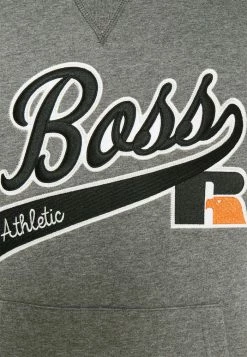 BOSS X RUSSELL ATHLETIC SAFA - Hoodie - Medium Grey -BOSS Sales Store 0d62f7ee8a074cbd8a27ff7426fd0382
