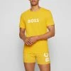 BOSS RN - Print T-shirt - Open Yellow