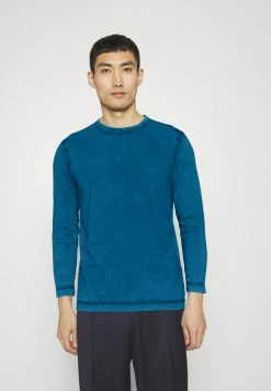 BOSS TOKKSLONG - Long Sleeved Top - Medium Blue