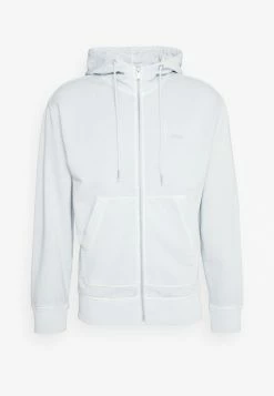 BOSS ZEFADE - Zip-up Sweatshirt - Open Grey -BOSS Sales Store 0f988336d74243b594d76c26e2de2ab8