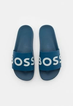 BOSS BAY IT SLID UNISEX - Pool Slides - Bright Blue -BOSS Sales Store 11e6b90b6d544c3abb39a106c5578119