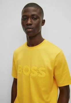 BOSS TIBURT - Print T-shirt - Open Yellow Three -BOSS Sales Store 120ce116367a4dd181b6ea2438f5b756