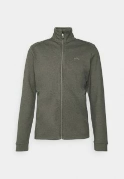 BOSS SKAZ CURVED - Zip-up Sweatshirt - Medium Grey