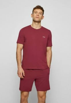 BOSS MIX MATCH - Pyjama Top - Dark Red Three
