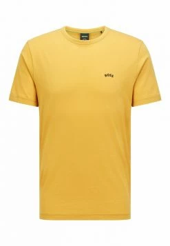 BOSS CURVED - Basic T-shirt - Gold Four -BOSS Sales Store 146a6d53c51242d3a5cadbe5ec749f8b