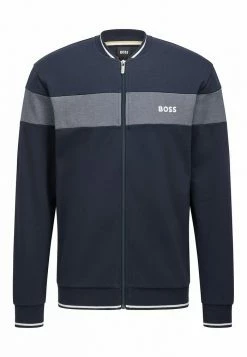 BOSS TRACKSUIT COL - Zip-up Sweatshirt - Dark Blue -BOSS Sales Store 1581fc69be4e44ec93785e8572e69720