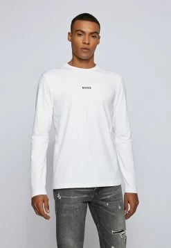BOSS TCHARK 1 - Long Sleeved Top - White