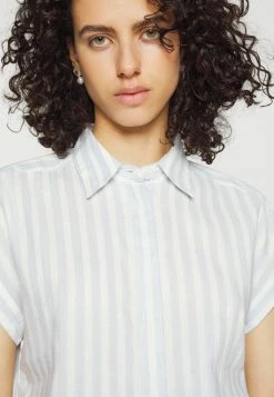 BOSS BRUGA - Button-down Blouse - Light Blue/white -BOSS Sales Store 168e287c0eaf4b8a8357b2ba27a8fd36