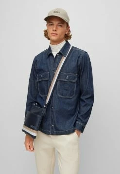 BOSS BYRON ZIP ENVELOP UNISEX - Across Body Bag - Black