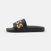 BOSS BAY IT SLID UNISEX - Pool Slides - Black/gold -BOSS Sales Store 176e6fabdbca49cdbf7065071bd37623