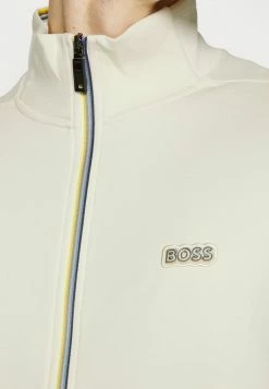 BOSS SKAZ - Zip-up Sweatshirt - Open White -BOSS Sales Store 18764fc68a0c43b2864bc4e8b14d8248