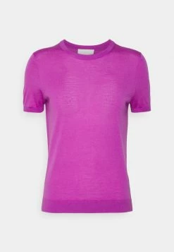 BOSS FALYSSIA - Basic T-shirt - Bright Purple -BOSS Sales Store 188009724d294bd59637be6f6261e7ac