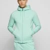 BOSS SAGGY - Zip-up Sweatshirt - Light Green Two -BOSS Sales Store 188a33769d9949cbad34156d428740a9