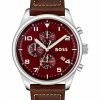 BOSS Chronograph Watch - Braun -BOSS Sales Store 18d97e50fa0240eba2a3bb9ba6b5529d