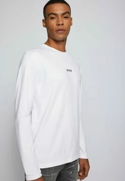 BOSS TCHARK 1 - Long Sleeved Top - White -BOSS Sales Store 19c9afbb012f4bf0befcfc3466b09748