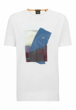 BOSS TEETASTE - Print T-shirt - White
