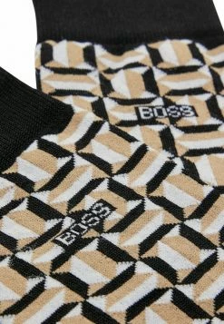 BOSS RS GEOMETRIC MC - Socks - Black One -BOSS Sales Store 1a1a3f17967d4bdeb37bbcdec264b3cd