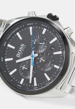 BOSS DISTINCT - Chronograph Watch - Silver-coloured/black -BOSS Sales Store 1b344e469af24d22bd433cdf8abb32e0