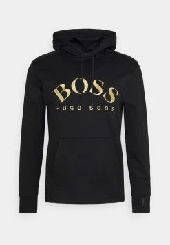 BOSS SOODY - Sweatshirt - Black/gold